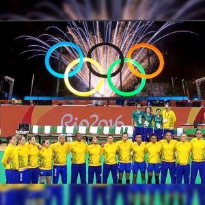 Atletas da Confederação Brasileira de Handebol nas Olimpíadas